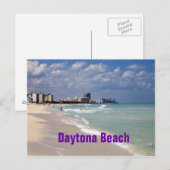 Strand von Daytona Postkarte (Vorne/Hinten)