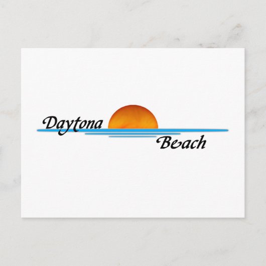Strand von Daytona Postkarte (Vorderseite)