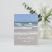 Strand von Daytona Postkarte (Stehend Vorderseite)