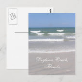Strand von Daytona Postkarte (Vorne/Hinten)