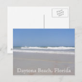 Strand von Daytona Postkarte (Vorne/Hinten)