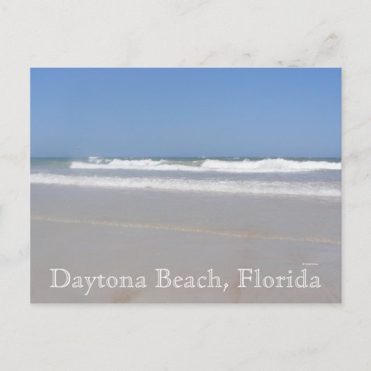 Strand von Daytona Postkarte (Vorderseite)