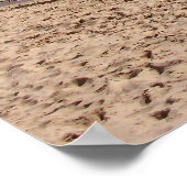 Strand von dem Osten von Benidorm, Spanien, Poster (Ecke)