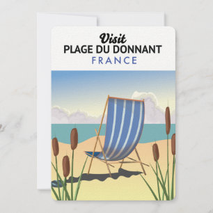 Strand von Donnant Frankreich Einladung