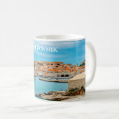 Strand von Dubrovnik Kaffeetasse (VorderseiteRechts)