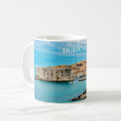 Strand von Dubrovnik Kaffeetasse (Vorderseite Links)