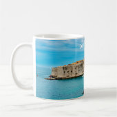 Strand von Dubrovnik Kaffeetasse (Links)