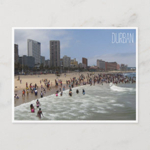 Strand von Durban Postkarte