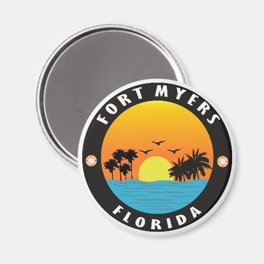 Strand von Florida-Fort Magnet (Vorderseite/Rückseite)