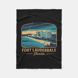 Strand von Fort Lauderdale Florida Fleecedecke