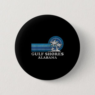 Strand von Gulf Shores Alabama Familien Sommerurla Button