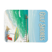 Strand von Gulf Shores Magnet (Horizontal)