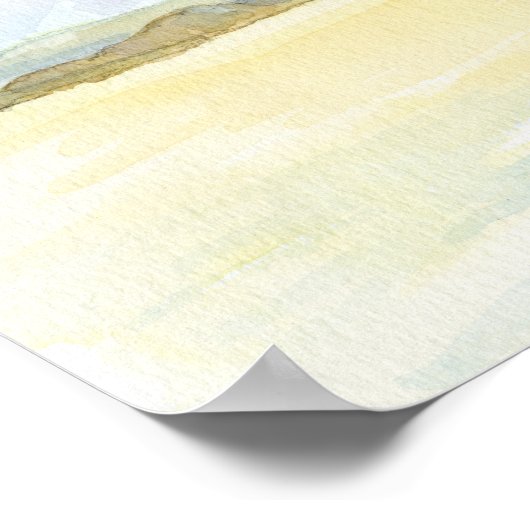 Strand von Gwithan Poster (Ecke)