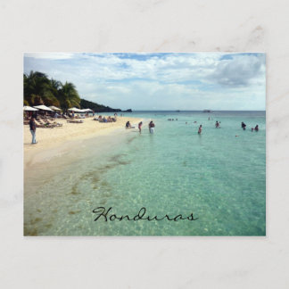 Strand von Honduras Postkarte