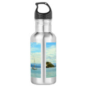 Strand von Ipsos Edelstahlflasche (Rückseite)
