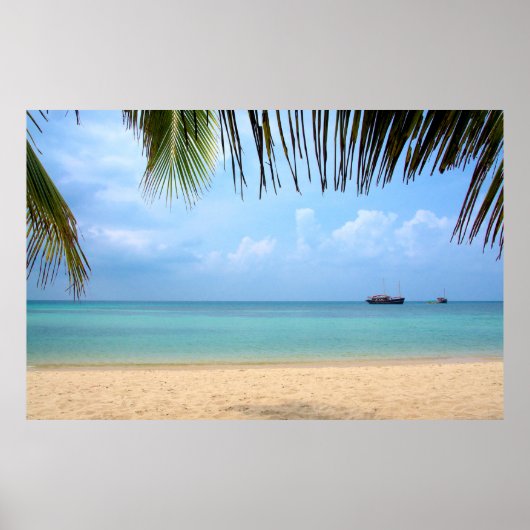 Strand von Koh Phangan Thailand Poster (Vorne)