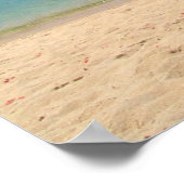 Strand von Koh Phangan Thailand Poster (Ecke)
