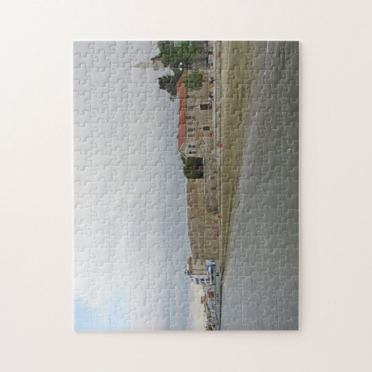 Strand von Larnaca Finikoudes Puzzle (Vertikal)