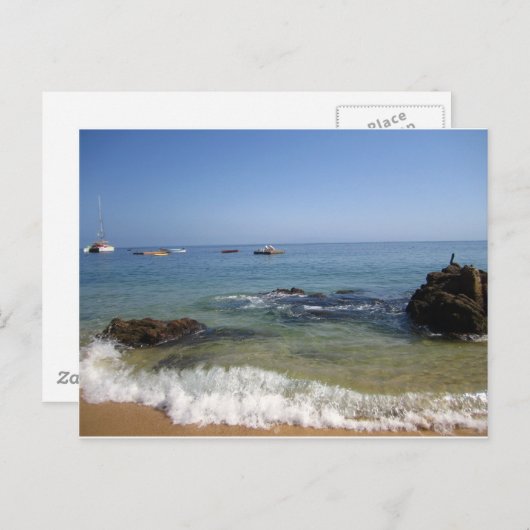 Strand von Las Caletas in Puerto Vallarta, Mexiko Postkarte (Vorne/Hinten)