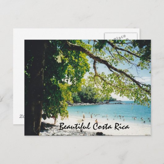 Strand von Manuel Antonio Postkarte (Vorne/Hinten)