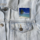 Strand von Matira auf der Insel Bora Bora, Button (Beispiel)
