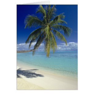 Strand von Matira auf der Insel Bora Bora, Society