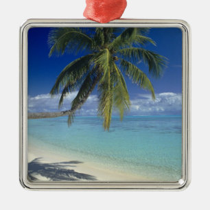 Strand von Matira auf der Insel Bora Bora, Society Ornament Aus Metall