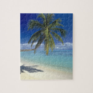 Strand von Matira auf der Insel Bora Bora, Society Puzzle
