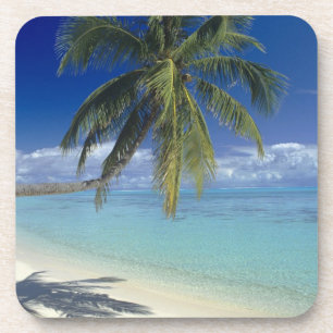 Strand von Matira auf der Insel Bora Bora, Society Untersetzer