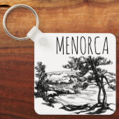 Strand von Menorca Schlüsselanhänger (Vorderseite)
