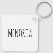 Strand von Menorca Schlüsselanhänger (Rückseite)