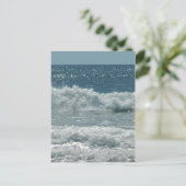 Strand von Montauk Postkarte (Stehend Vorderseite)