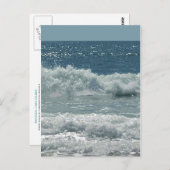 Strand von Montauk Postkarte (Vorne/Hinten)