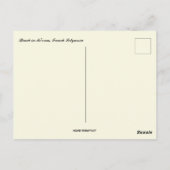 Strand von Mo'orea Französisch-Polynesien Postkarte (Rückseite)