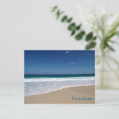 Strand von Nassau, Bahamas Postkarte (Stehend Vorderseite)