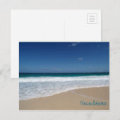 Strand von Nassau, Bahamas Postkarte (Vorne/Hinten)
