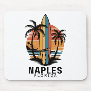 Strand von Neapel Florida Surfen Surfer _1  Mousepad