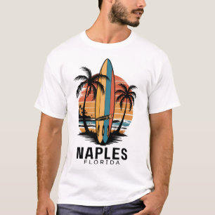 Strand von Neapel Florida Surfen Surfer _1  T-Shirt