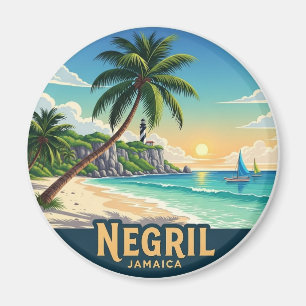 Strand von Negril Jamaika Magnet