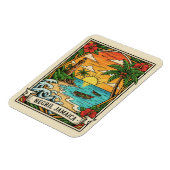 Strand von Negril Jamaika Magnet (Linke Seite)