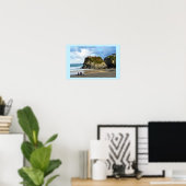 Strand von Newquay in Cornwall Poster (Heimbüro)