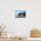 Strand von Newquay in Cornwall Poster (Küche)