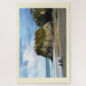 Strand von Newquay in Cornwall Puzzle (Vertikal)