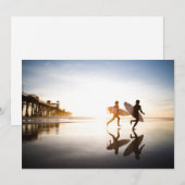 Strand von Oceanside Dankeskarte (Vorne/Hinten)