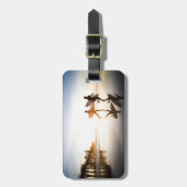 Strand von Oceanside Gepäckanhänger (Vorderseite vertikal)