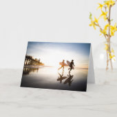 Strand von Oceanside Karte (Gelbe Blume)