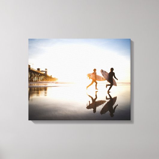 Strand von Oceanside Leinwanddruck (Vorderseite)