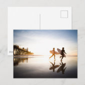 Strand von Oceanside Postkarte (Vorne/Hinten)