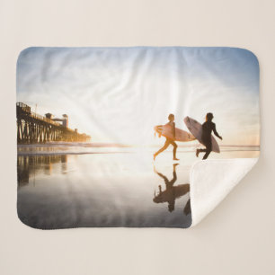 Strand von Oceanside Sherpadecke