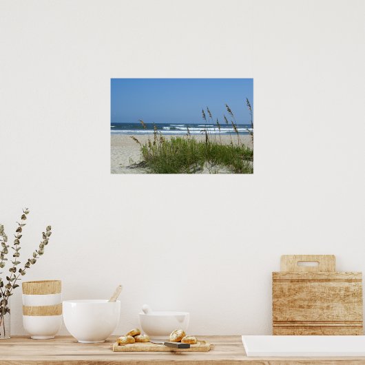 Strand von Ocracoke Poster (Küche)